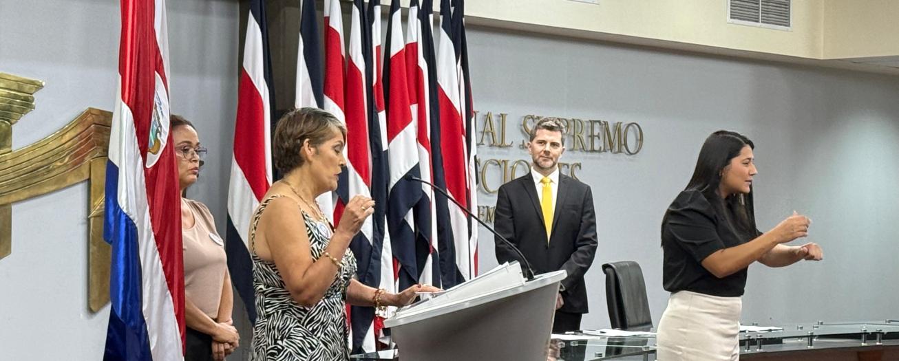 TSE fue sede de la firma del Pacto Ético Interpartidario 