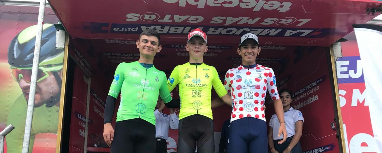 Griego inicia Vuelta Juvenil como líder de montaña