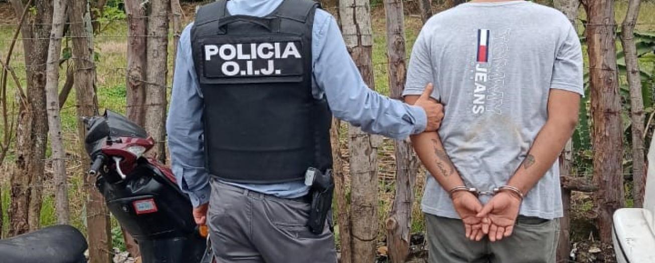 OIJ detuvo a un hombre como sospechoso del delito de Receptación