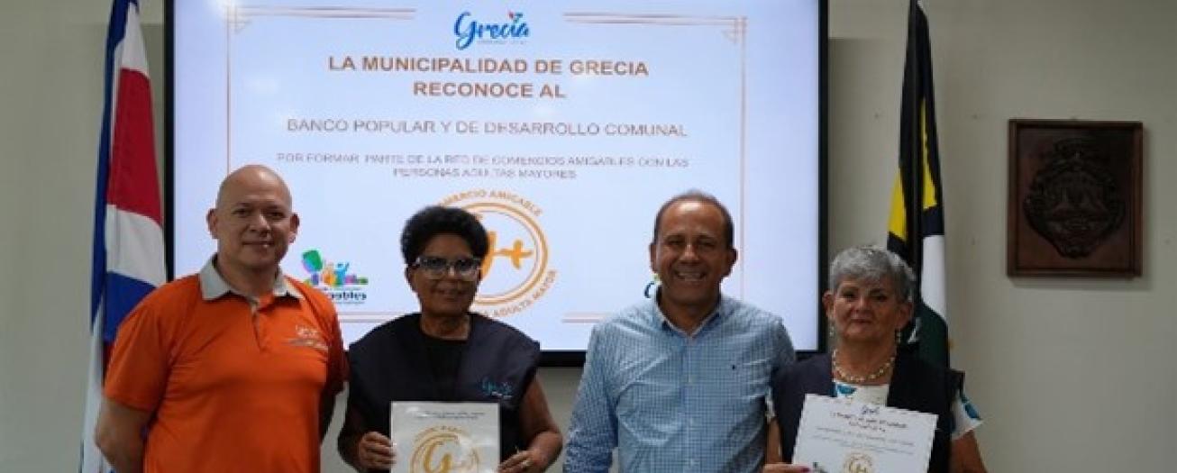 BP Total Grecia recibe “Sello Dorado” y se consolida como espacio amigable para las personas adultas mayores